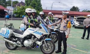 Hadapi Nataru 2025, Satlantas Polres Musi Rawas Lakukan Pengecekan Kendaraan Dinas