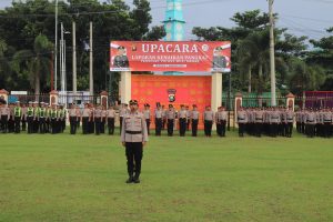 Dipimpin Kapolres Musi Rawas, Kabag Ops, Kasat Binmas, Kasiwas, Dua Kapolsek Beserta 39 Personel Naik Pangkat
