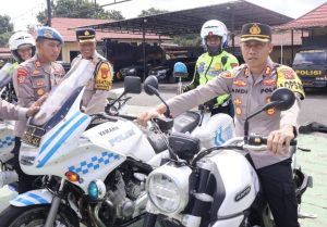 Kapolres Musi Rawas Pimpin Apel Pemeriksaan Kendaraan Dinas Personel