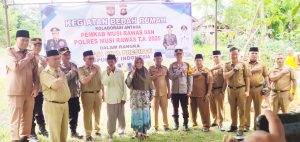 Sukseskan Program Presiden RI, Polres Musi Rawas Bersama Pemkab Musi Rawas, Kembali Bedah Rumah Warga