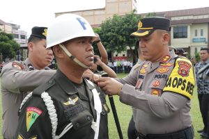 Menjelang Libur Lebaran 1446 H, Polres Lubuk Linggau Laksanakan Apel Gelar Pasukan Operasi Ketupat 2025