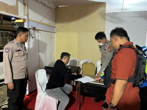 Kapolres Lubuk Linggau Polda Sumatera Selatan, Turun Langsung Mantau Pos Pengamanan dan Pos Pelayanan 