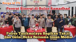 Polres Tasikmalaya Bagikan Takjil dan Gelar Buka Bersama Insan Media, Pererat Sinergi di Bulan Ramadhan