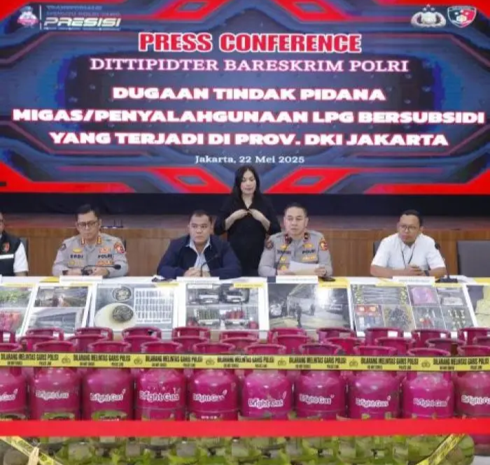 Polri Bongkar Dua Kasus Besar Penyalahgunaan Gas Subsidi di Jakarta, Negara Rugi Rp14 Miliar