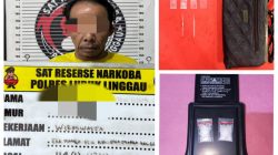 Satuan Reserse Narkoba Polres Lubuk Linggau Kembali Berhasil Amankan Seorang Pelaku Diduga Peredaran Gelap Sabu