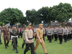 Kapolres Lubuk Linggau Pimpin Apel Pasukan Patuh Musi 2025