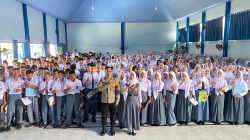Polres Lubuk Linggau Sinergi Dengan SMKN 1 Kota Lubuk Linggau Untuk Berikan Pembekalan Pada Para Siswa Baru
