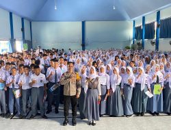 Polres Lubuk Linggau Sinergi Dengan SMKN 1 Kota Lubuk Linggau Untuk Berikan Pembekalan Pada Para Siswa Baru