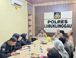Polres Lubuk Linggau Nerima Kunjungan Kerja dari Tim Supervisi Bidang Hubungan Masyarakat Polda Sumsel