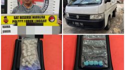Sat Res Narkoba Polres Lubuk Linggau Berhasil Meringkus Seorang Pria Asal Muratara, Yang Kedapatan Membawa 54 Butir Pil Ekstasi Siap Edar