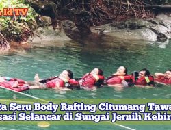 Wisata Seru Body Rafting Citumang Tawarkan Sensasi Selancar di Sungai Jernih