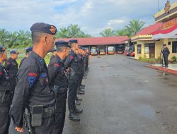 Hari Libur Bukan Penghalang, Batalyon B Pelopor Tetap Gelar Apel Siaga 
