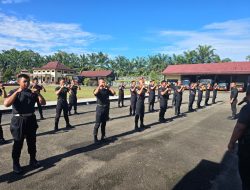 Batalyon B Pelopor Tingkatkan Kesiapan Personel di Lapangan Lewat Latihan Tarung Derajat